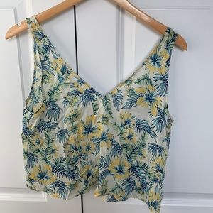 Aritzia sheer light tank top